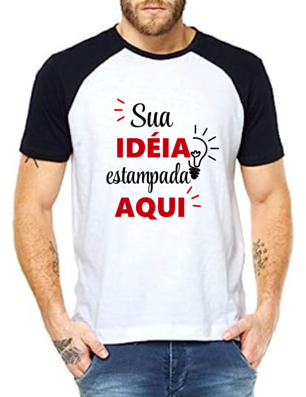 Camiseta Raglan Masculina
