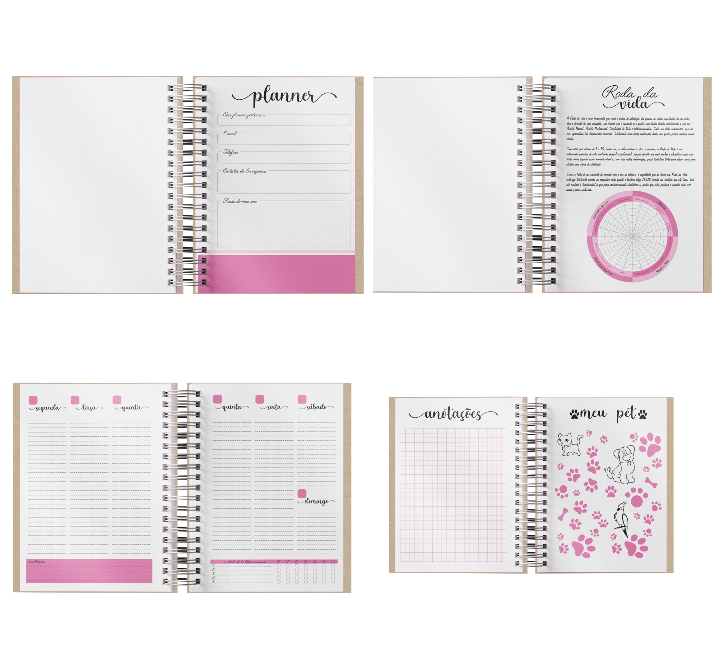 Planner Permanente Capa MDF - Imagem 2