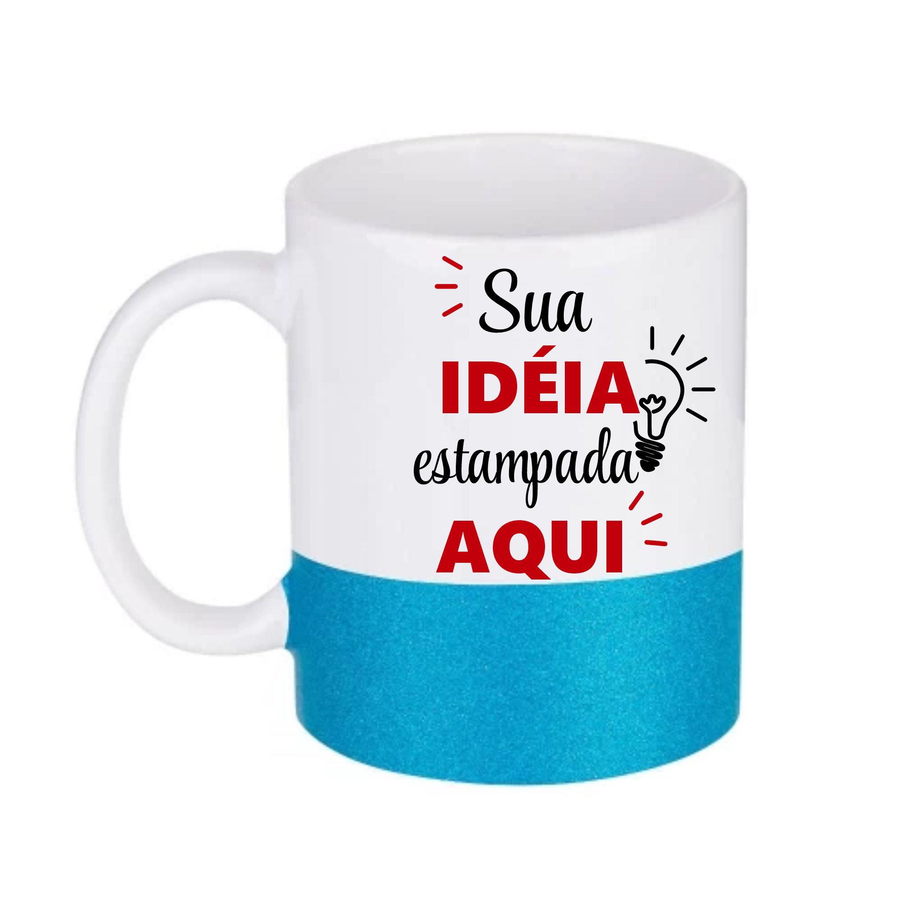 Caneca Personalizada Base Glitter - Imagem 2