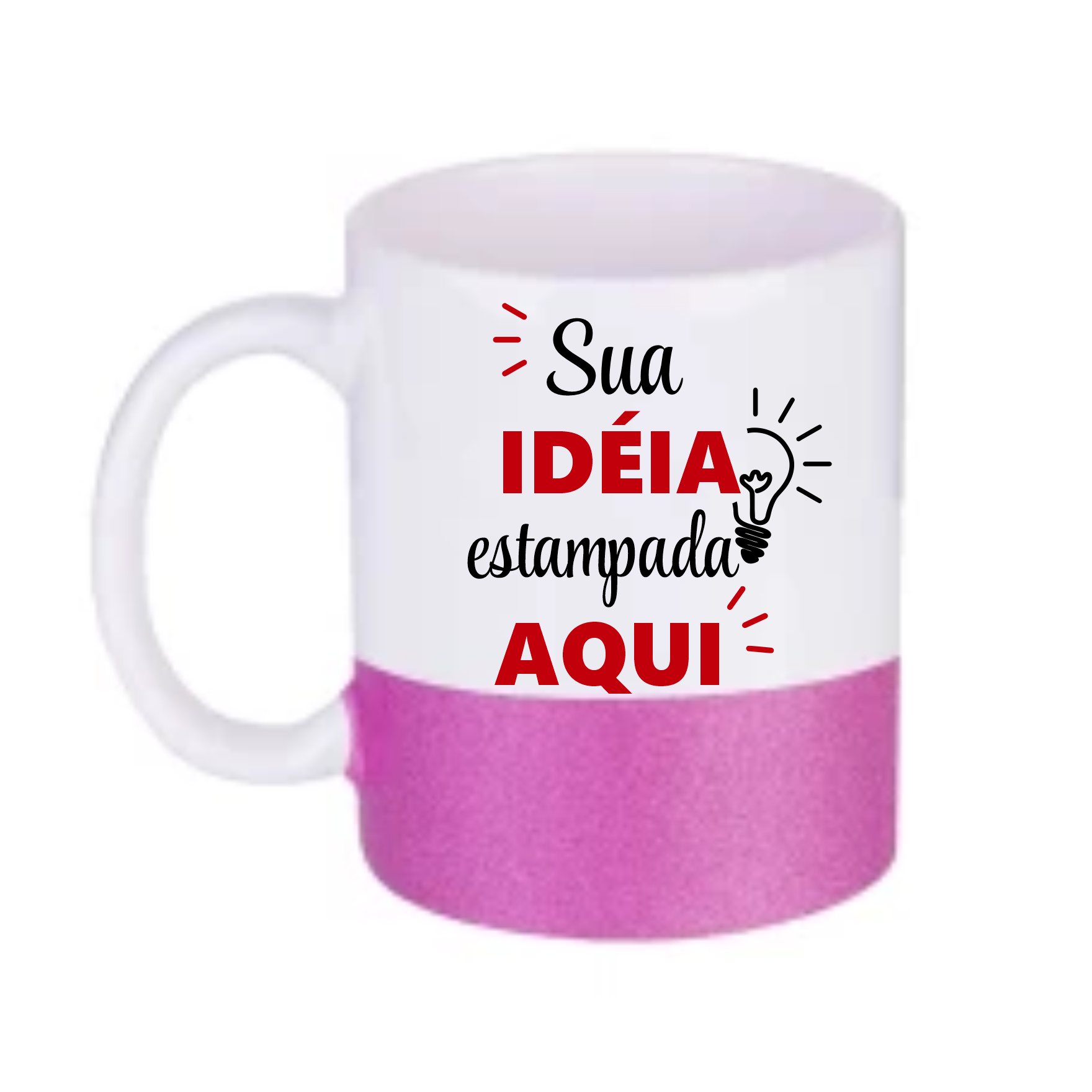 Caneca Personalizada Base Glitter - Imagem 6