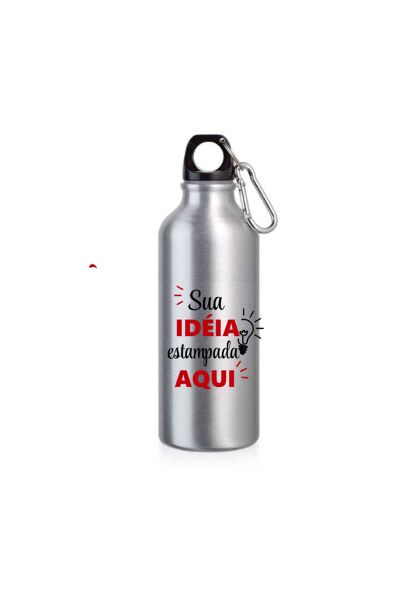 Squeeze Alumínio Mosquetão 500ml - Imagem 2