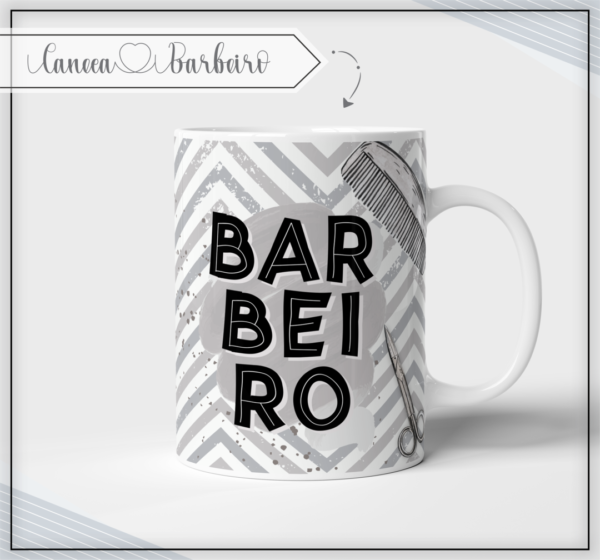 Caneca Profissões - Barbeiro