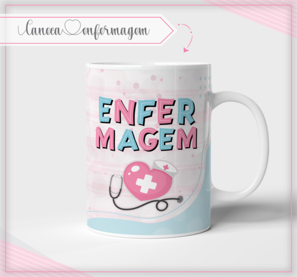 Caneca Profissões - Enfermagem