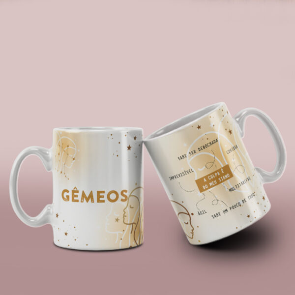 Caneca Signos - Gêmeos