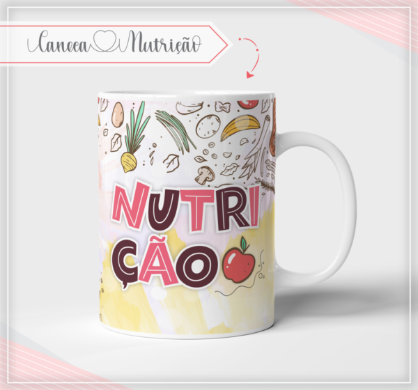 Caneca Profissões - Nutrição