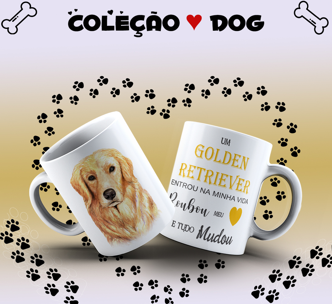 Canecas Pets - Golden Retriever