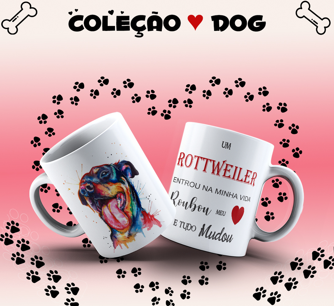 Canecas Pets - Rottweiler