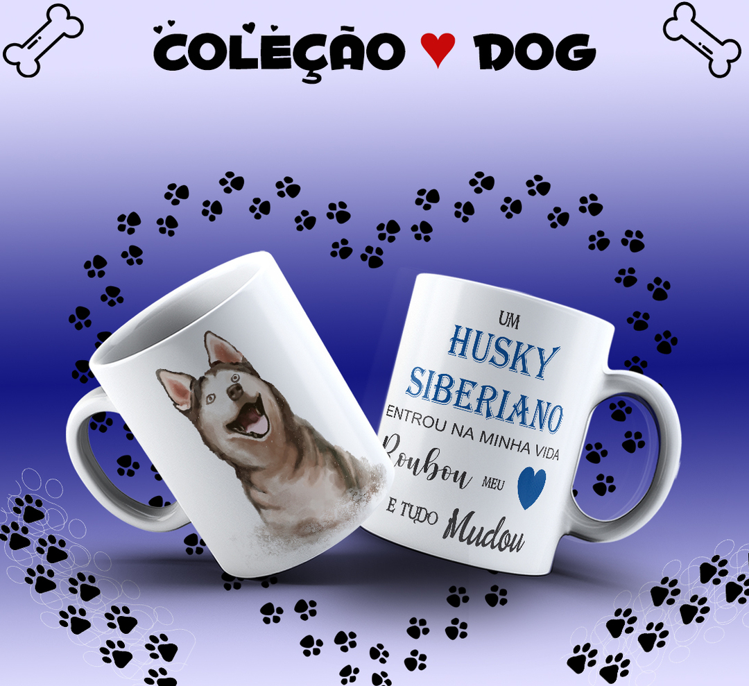 Canecas Pets - Husky Siberiano