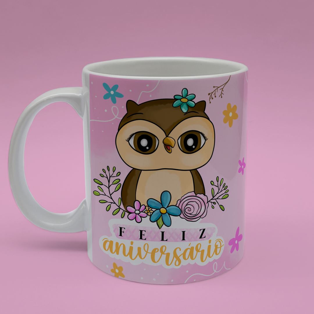 Caneca Cerâmica - Aniversário