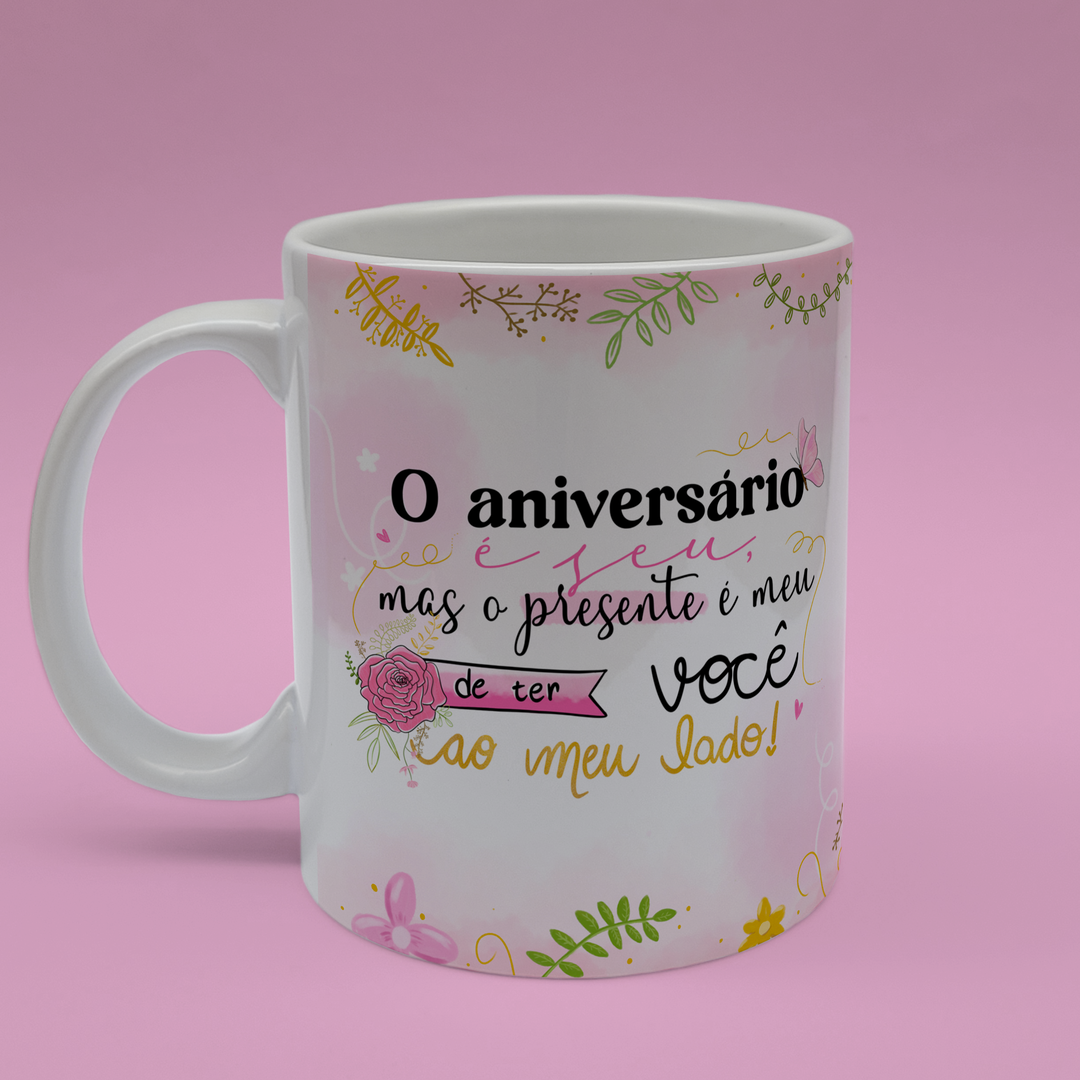 Caneca Cerâmica - Aniversário